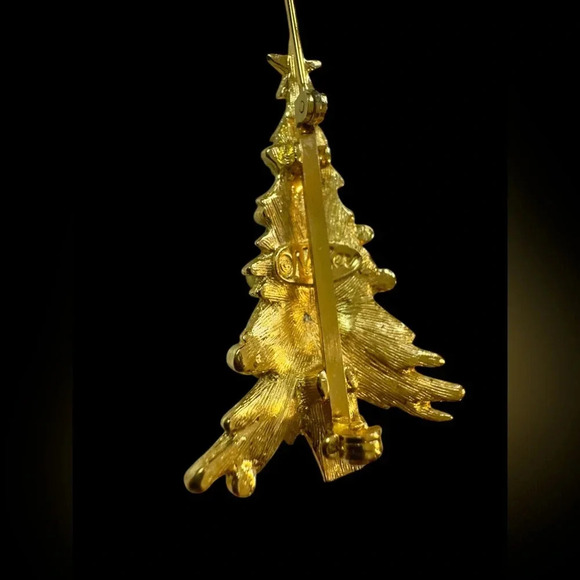 Napier |🎄Christmas🎄Tree Brooch - Picture 9 of 10
